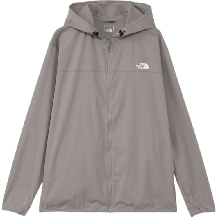 TNF Full-Zip Hoodie Jacket Mineral Gray Elastic Sun Protection NP22435-MN