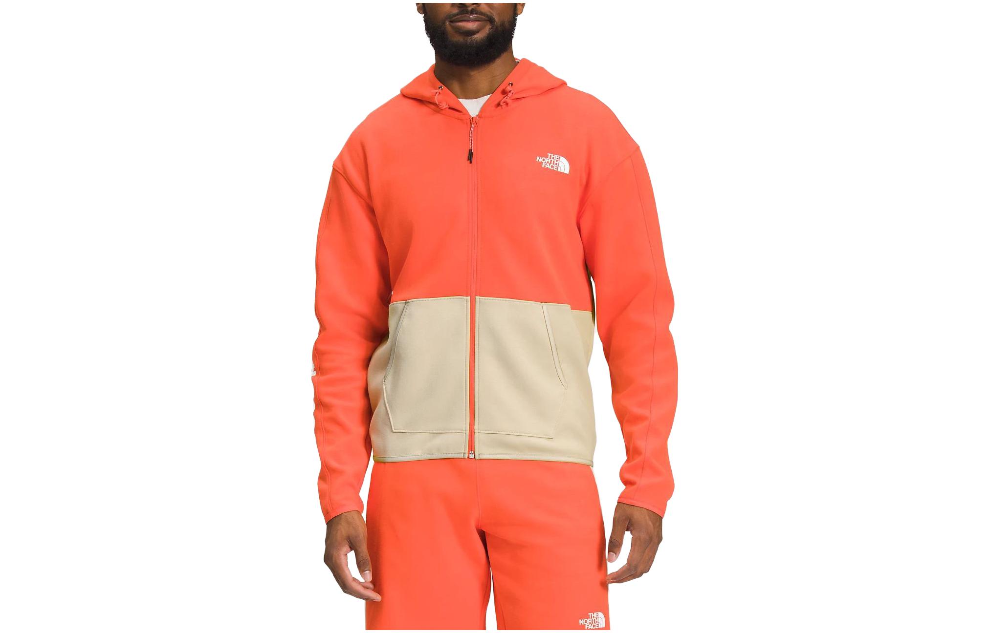 TNF Full-Zip Hoodie Retro Orange NF0A7UQ2-PV9