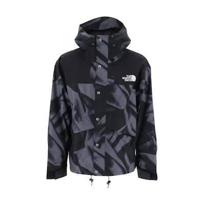 TNF Full Print Hoodie Zip Jacket Grey Mens Long Sleeve Outerwear. NF0A7UR9-SIF