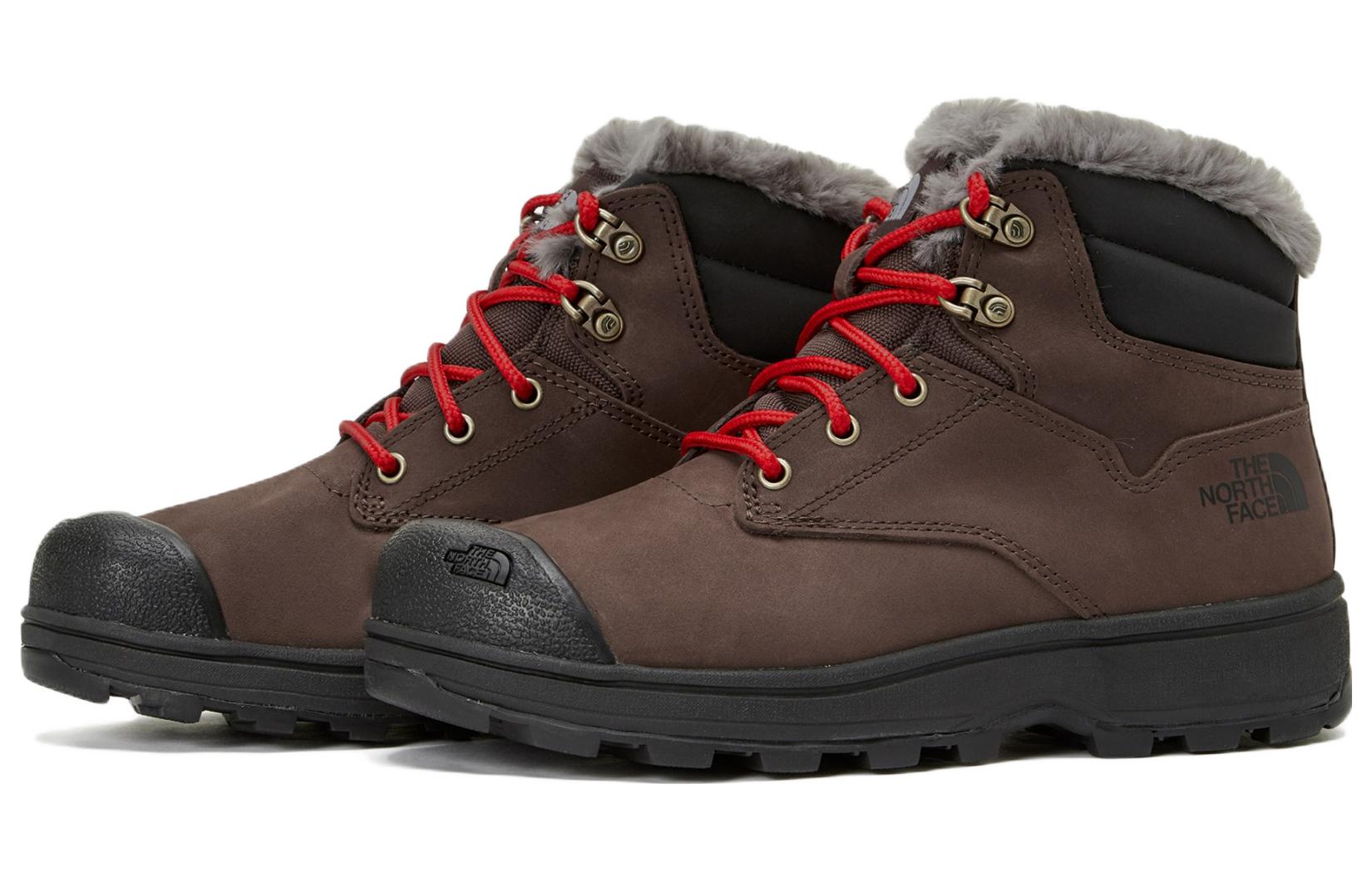 Lookbook Boots Berbulu The North Face 'Coklat Hitam' NS99N52B