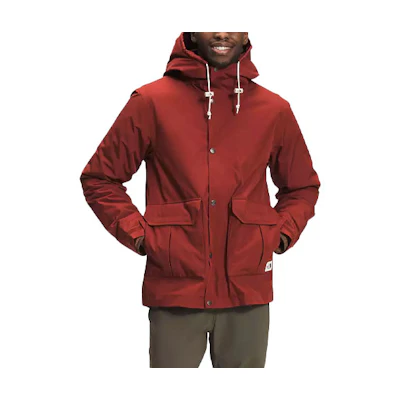 TNF FW21 Red Detachable Hooded Windbreaker Jacket NF0A5A8A-2T0
