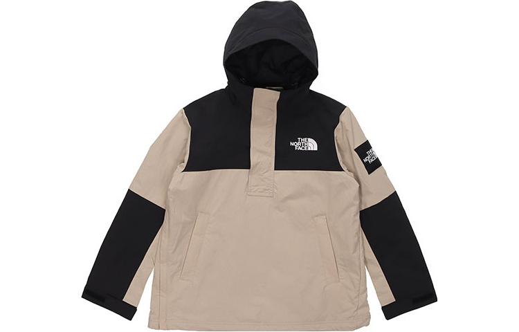 TNF FW22 Beige Colorblock Waterproof Windproof Hooded Softshell Jacket Unisex NA3BN10K