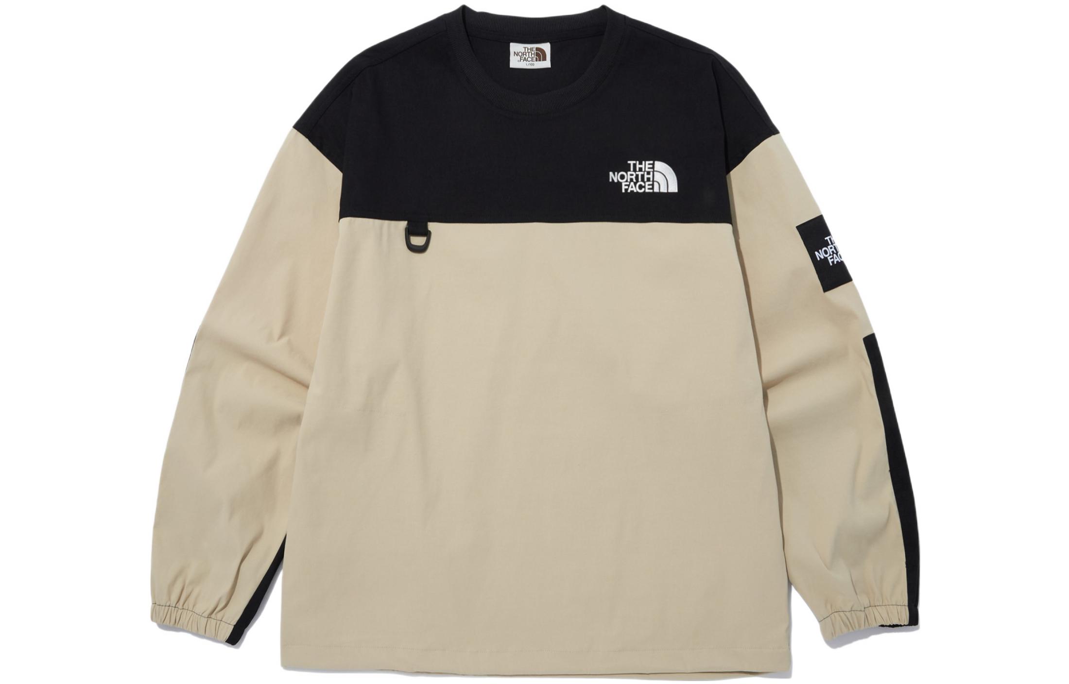 TNF FW22 Colorblock Casual Long-Sleeve Sweatshirt Men’s Khaki NM5MN53K