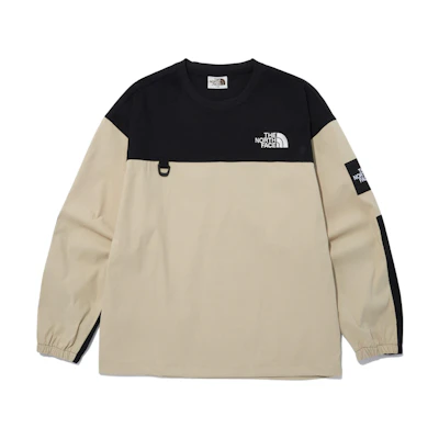 TNF FW22 Colorblock Casual Long-Sleeve Sweatshirt Men’s Khaki NM5MN53K
