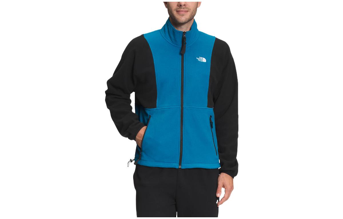 TNF FW22 Colorblock Logo Embroidered Zip Jacket Men’s Blue NF0A5J4O-M19