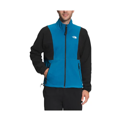 TNF FW22 Colorblock Logo Embroidered Zip Jacket Men’s Blue NF0A5J4O-M19
