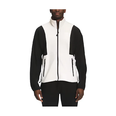 TNF FW22 Colorblock Logo Zip-Up Jacket White Mens NF0A5J4O-N3N