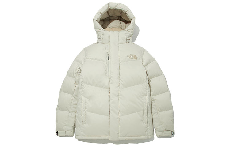 TNF FW22 Dryvent Windproof Waterproof Hooded Down Jacket Cream Unisex NJ1DM72C