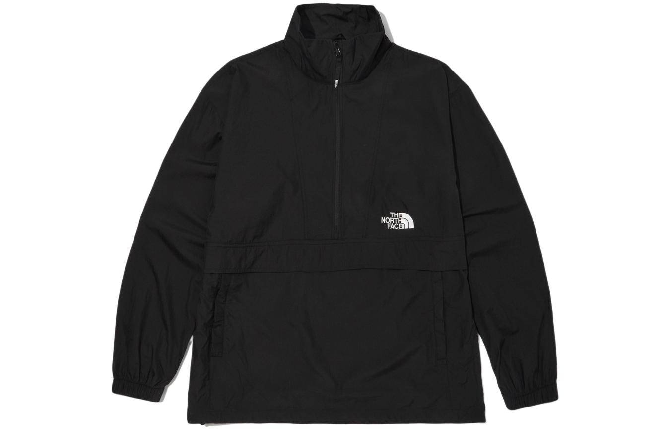 TNF FW22 Half-Zip Logo Jacket Black - Fall Collection NA3BN05A