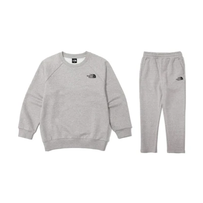 TNF FW22 Logo Sweatshirt & Jogger Set Unisex NM5MN51T