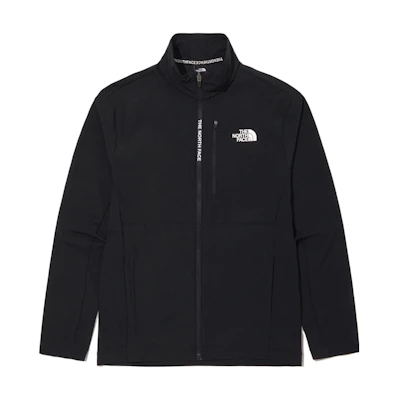 TNF FW22 Logo Zip-Up High Neck Jacket Black NJ5JN20A
