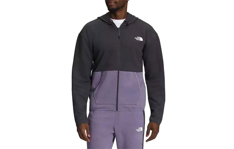 TNF FW22 Solid Color Embroidered Logo Zip Hoodie NF0A7UQ2-N14