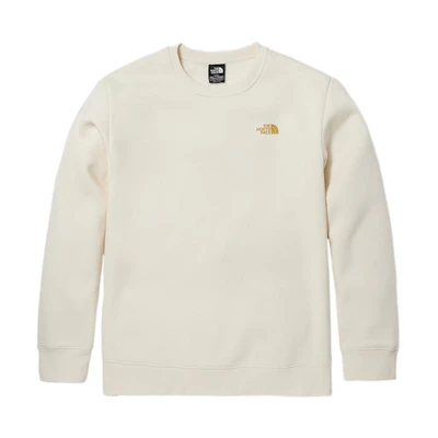 TNF FW22 UE Big Logo Fleece Crewneck Sweatshirt Beige Unisex NF0A7W8O-N3N