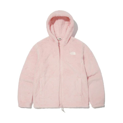 TNF FW22 Unisex Pink Fleece Hoodie Jacket NJ4FM58M