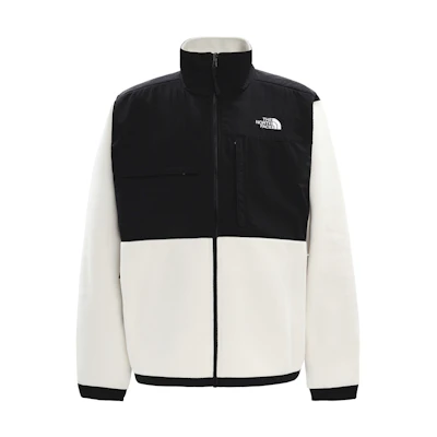 TNF FW22 White Denali 2 Retro Zip Jacket NF0A4QYH-N3N