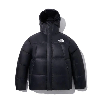 TNF FW23 Eco Baruntse Down Logo Black Unisex Hooded Jacket NJ1DP73A