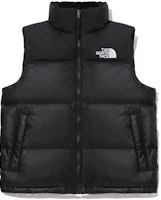 The North Face FW23 Embroidered Logo Down Vest Winter Unisex Matte Black NV1DM51A The North Face FW23 Embroidered Logo Down Vest Winter Unisex Matte Black NV1DM51A