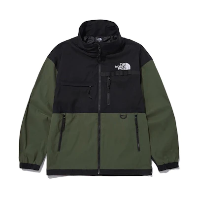 TNF FW23 Embroidered Logo Waterproof Windproof Jacket Green NJ3BP54B