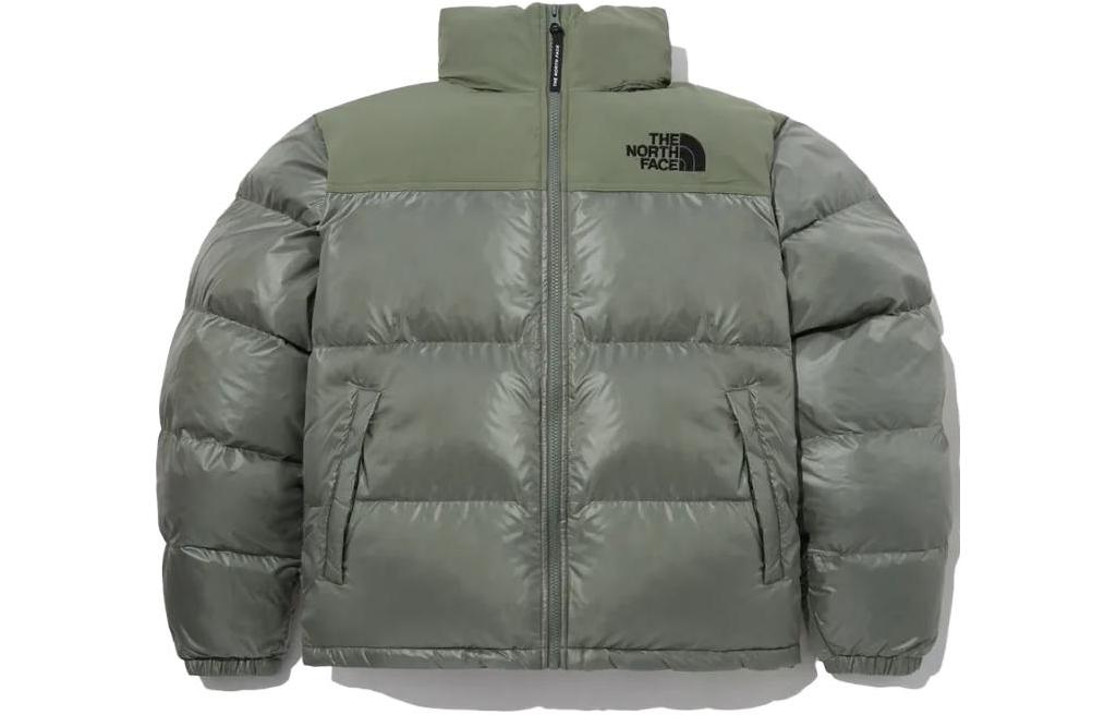 TNF FW23 Nuptse Olive Green Packable Hooded Jacket Unisex NJ3NP55E