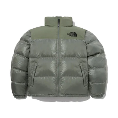 TNF FW23 Nuptse Olive Green Packable Hooded Jacket Unisex NJ3NP55E