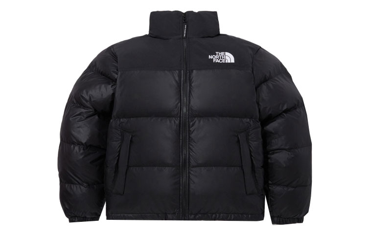 The North Face FW23 Nuptse Packable Hood Puffer Jacket Black Unisex Winter NJ3NP55B