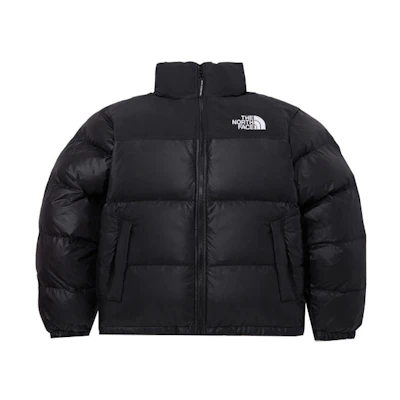 TNF FW23 Nuptse Packable Hood Puffer Jacket Black Unisex Winter NJ3NP55B