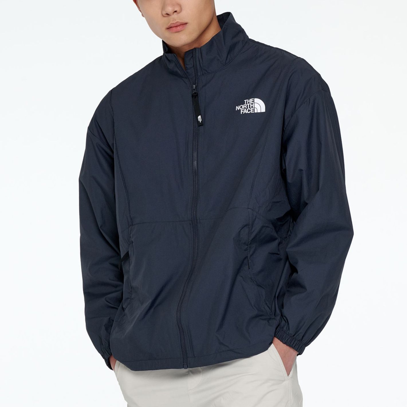 TNF FW23 Rest EX Lightweight Outdoor Jacket Unisex Navy Blue NJ3LP02M 圖 5