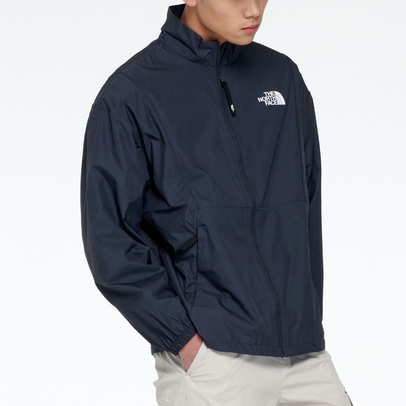 TNF FW23 Rest EX Lightweight Outdoor Jacket Unisex Navy Blue NJ3LP02M 圖 7