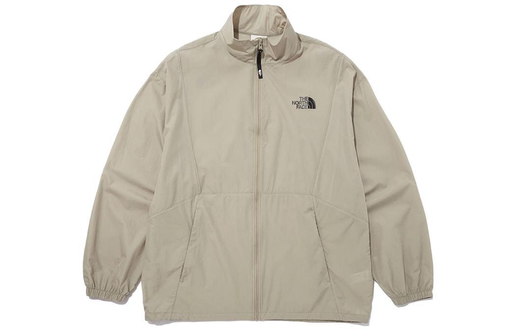 TNF FW23 Rest EX Windproof Breathable Lightweight Jacket Grey Beige Unisex NJ3LP02L