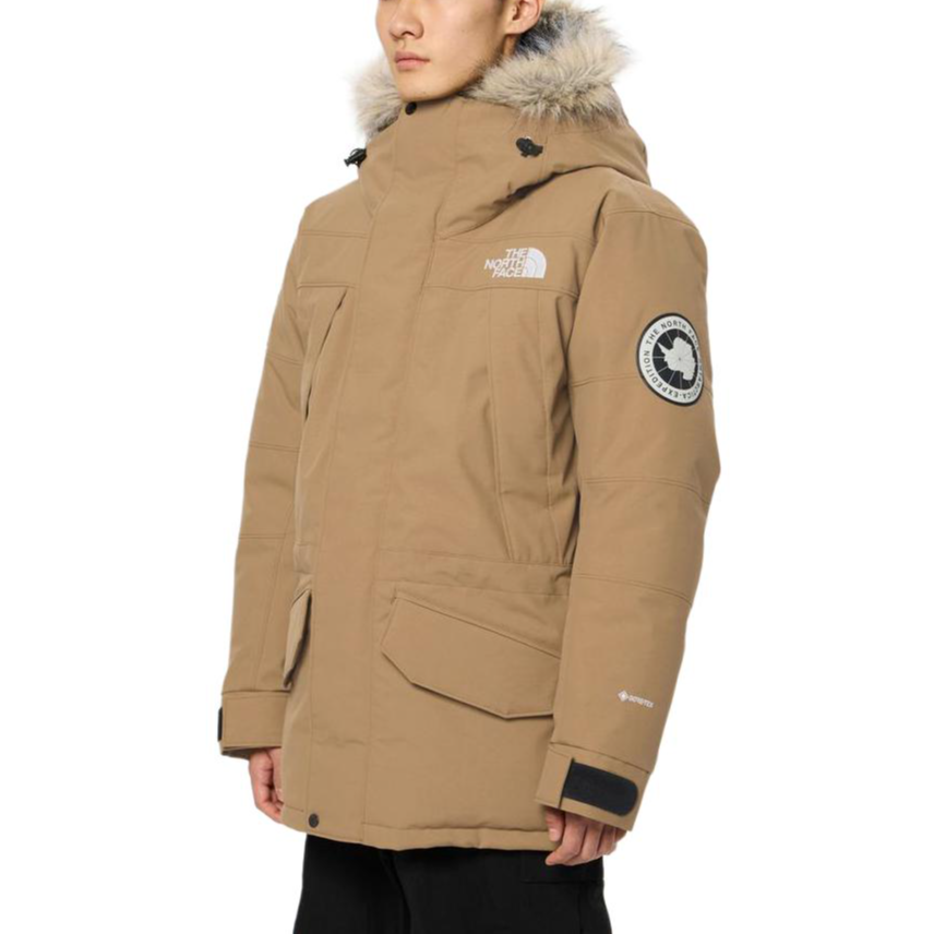 Details for 노스페이스 FW24 발트로 로고 후드 브라운 다운 재킷 ND92342-UB