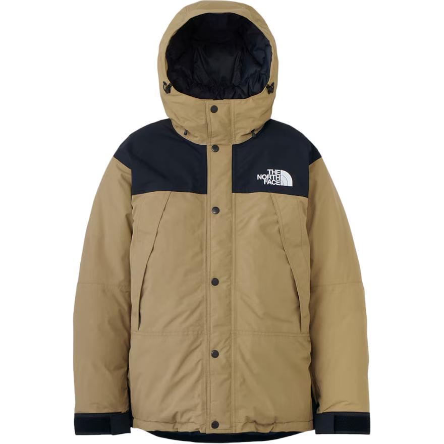 The North Face FW24 Baltro Series Brown Hooded Down Jacket with Logo Embroidery. ND92454-KT