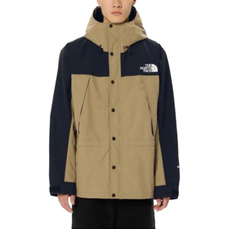 Shop 北面 FW24 BALTRO 系列防水拼色连帽夹克 棕色/黑色. NP62450-KT