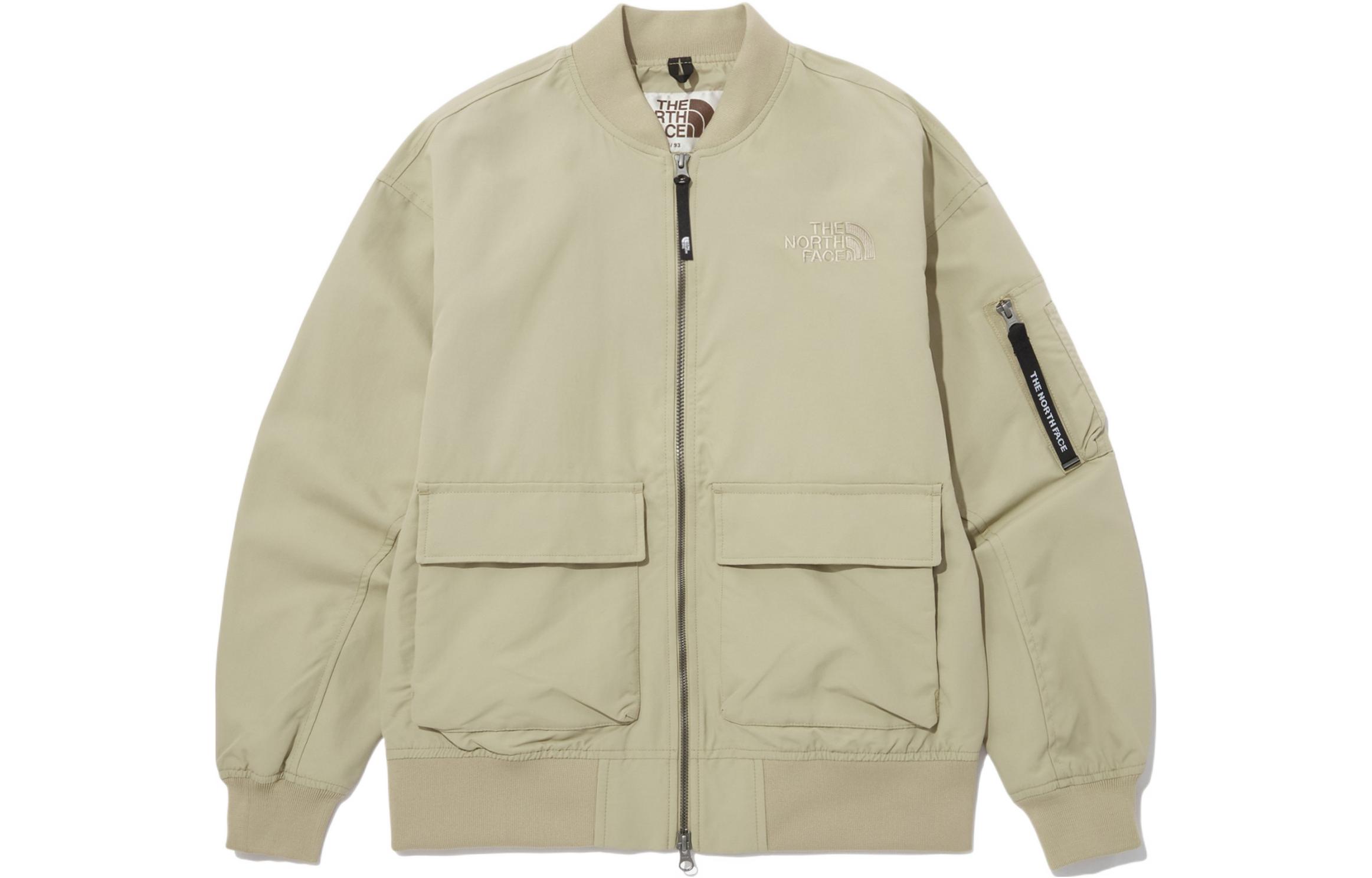 The North Face FW24 Khaki Utility Bomber Jacket Unisex NJ3BP12L