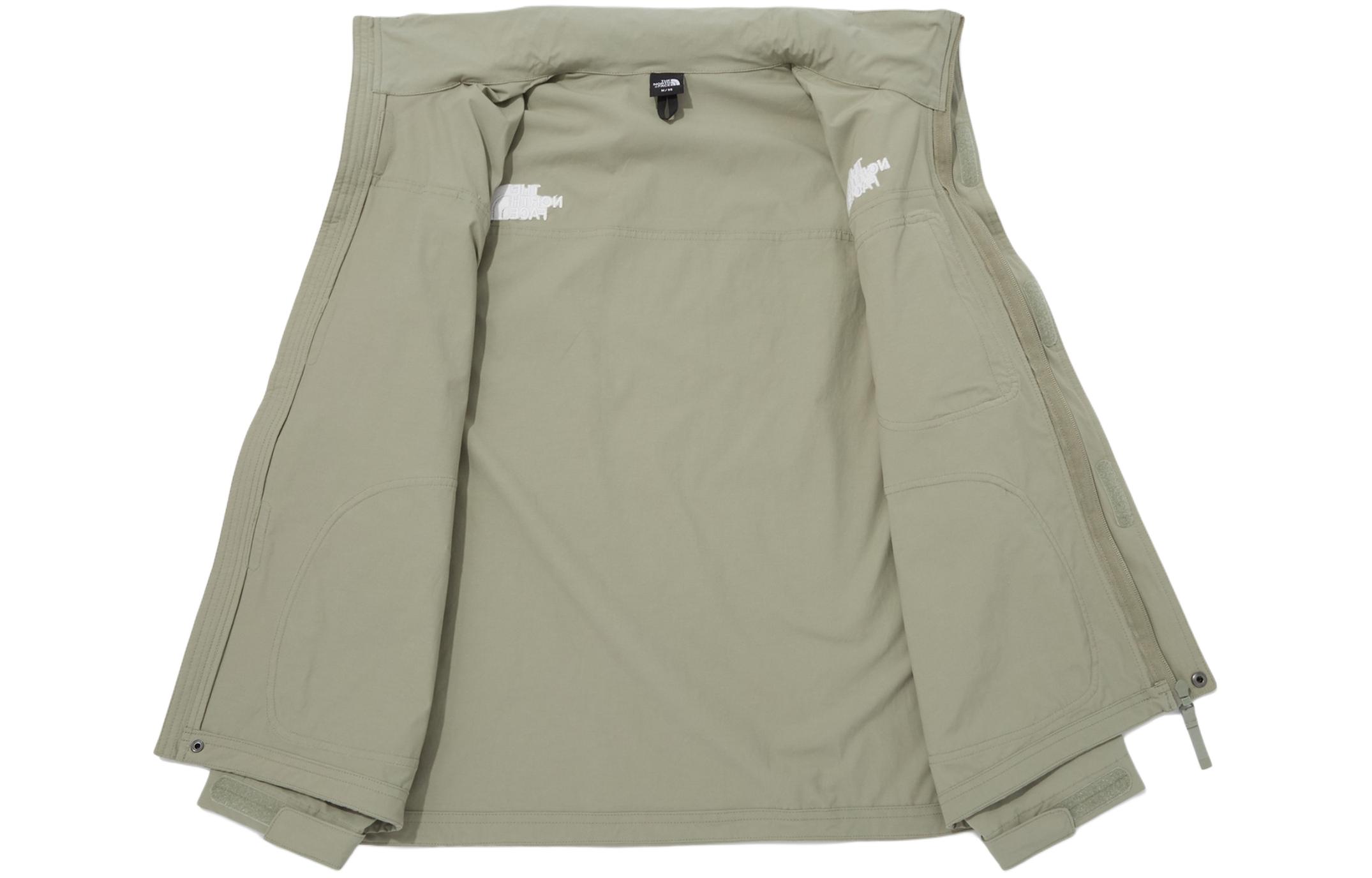 TNF Gear Up DT Green Outdoor Logo Print Utility Jacket for Men NJ3BQ06B 圖 3