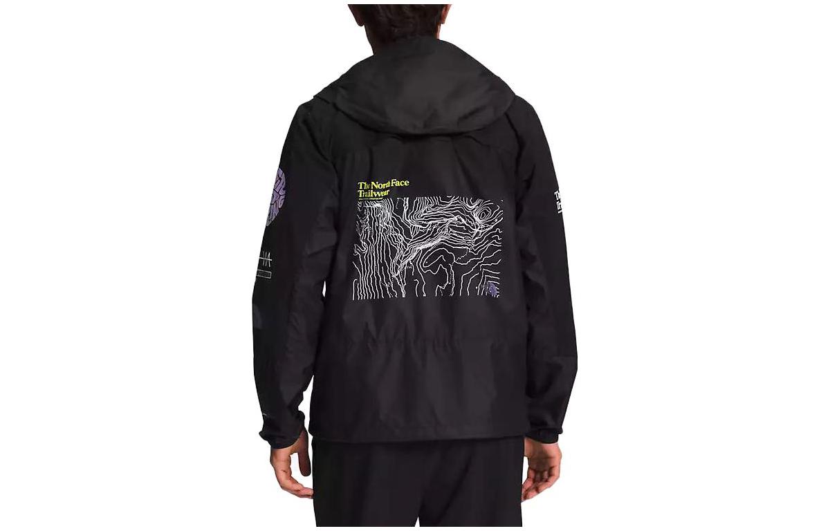 TNF Geometric Graphic Colorblock Jacket Black Long Sleeve NF0A7ZXU-JK3 圖 3