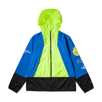 TNF Geometric Print Colorblock Jacket Yellow NF0A7ZXU-HRO