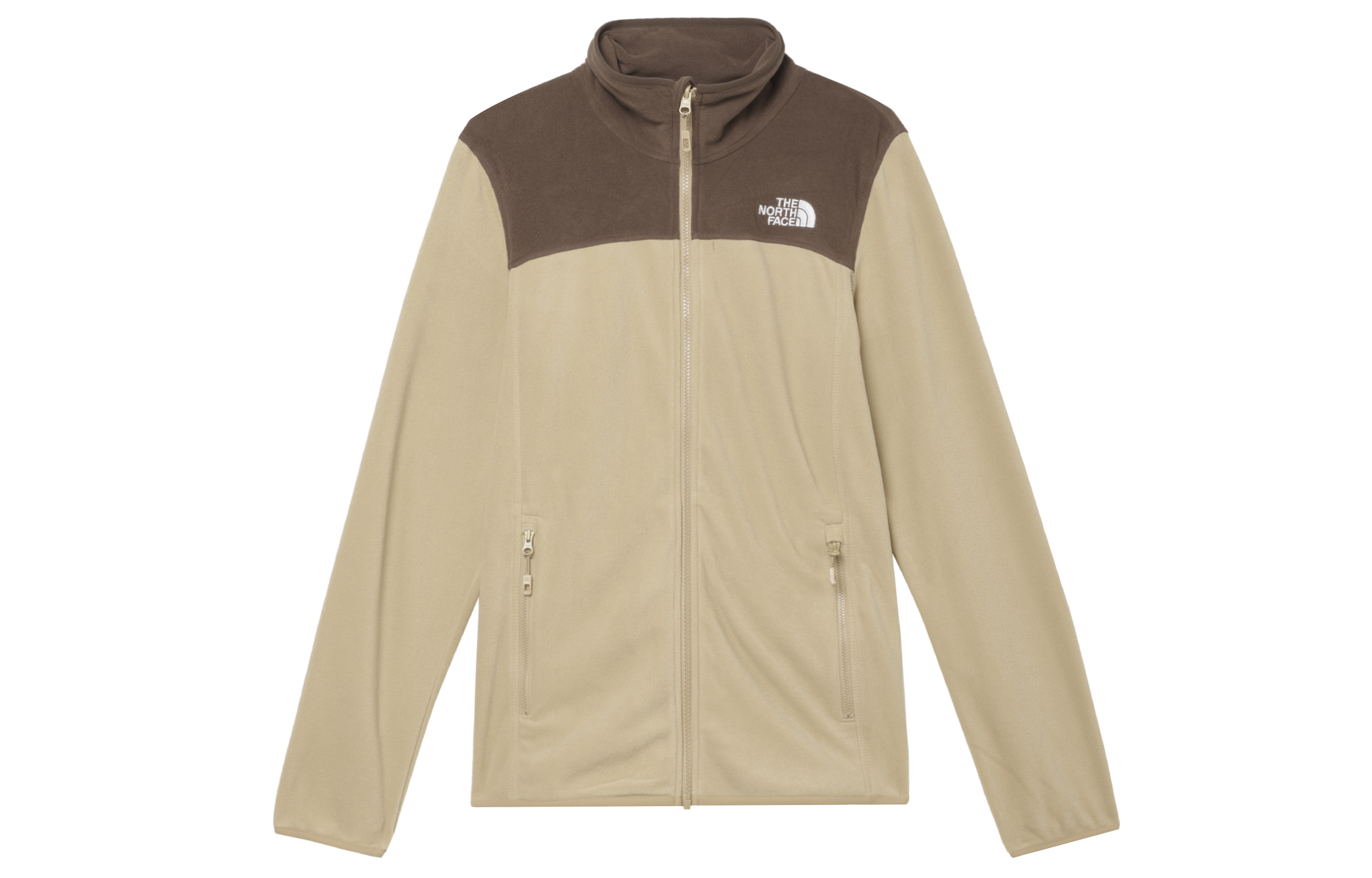 TNF Glacier FW24 Outdoor Fleece Jacket - Stone Beige Brown NF0A8AYK-8HO