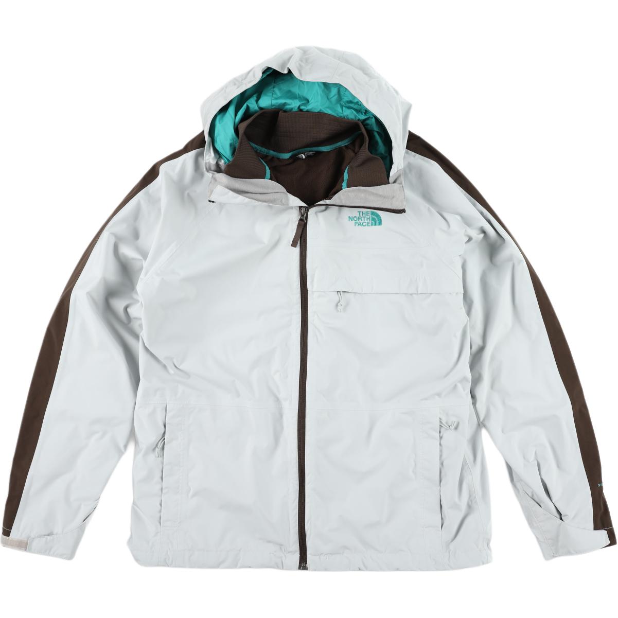 TNF Glacier Triclimate Logo Hoodie Jacket Ice Grey NF0A3RSA-WXF