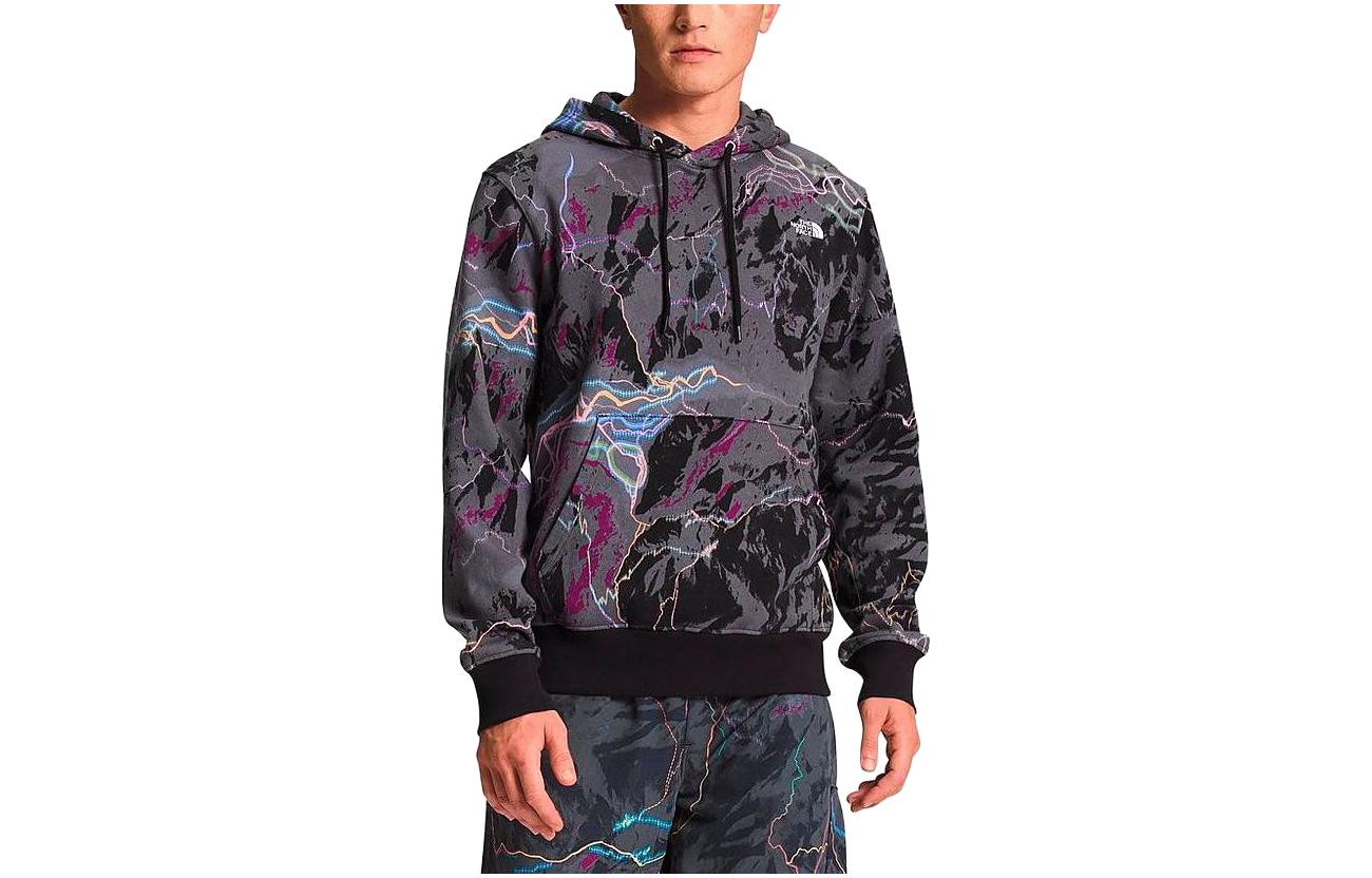 TNF Glow Print Drawstring Hoodie Black NF0A81YF-001