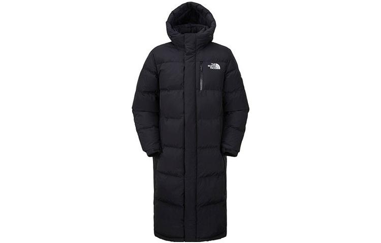 TNF Go Free Down Coat Black Long Hooded Winter Jacket Unisex Casual NC1DL71D