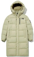 THE NORTH FACE Go Free Khaki Long Down Coat with Hood for Couples NC1DL71B THE NORTH FACE Go Free Khaki Long Down Coat with Hood for Couples NC1DL71B