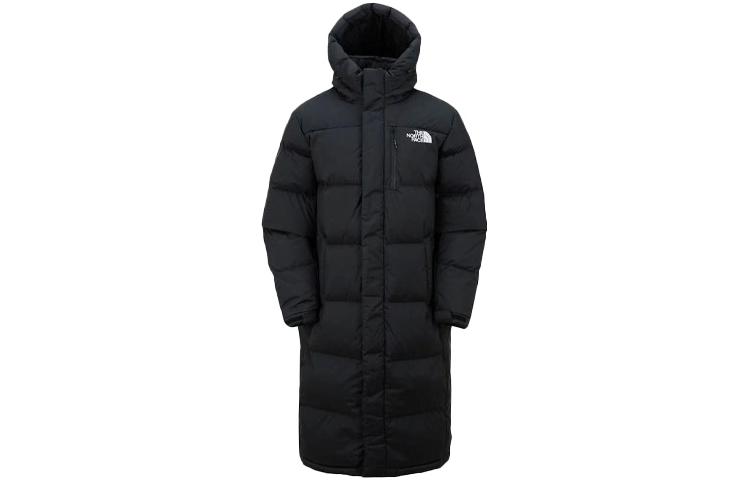 TNF Go Free Logo Unisex Mid-Length Loose Hoodie Jacket Black Winter. NC1DM75A