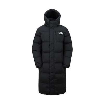 TNF Go Free Logo Unisex Mid-Length Loose Hoodie Jacket Black Winter. NC1DM75A
