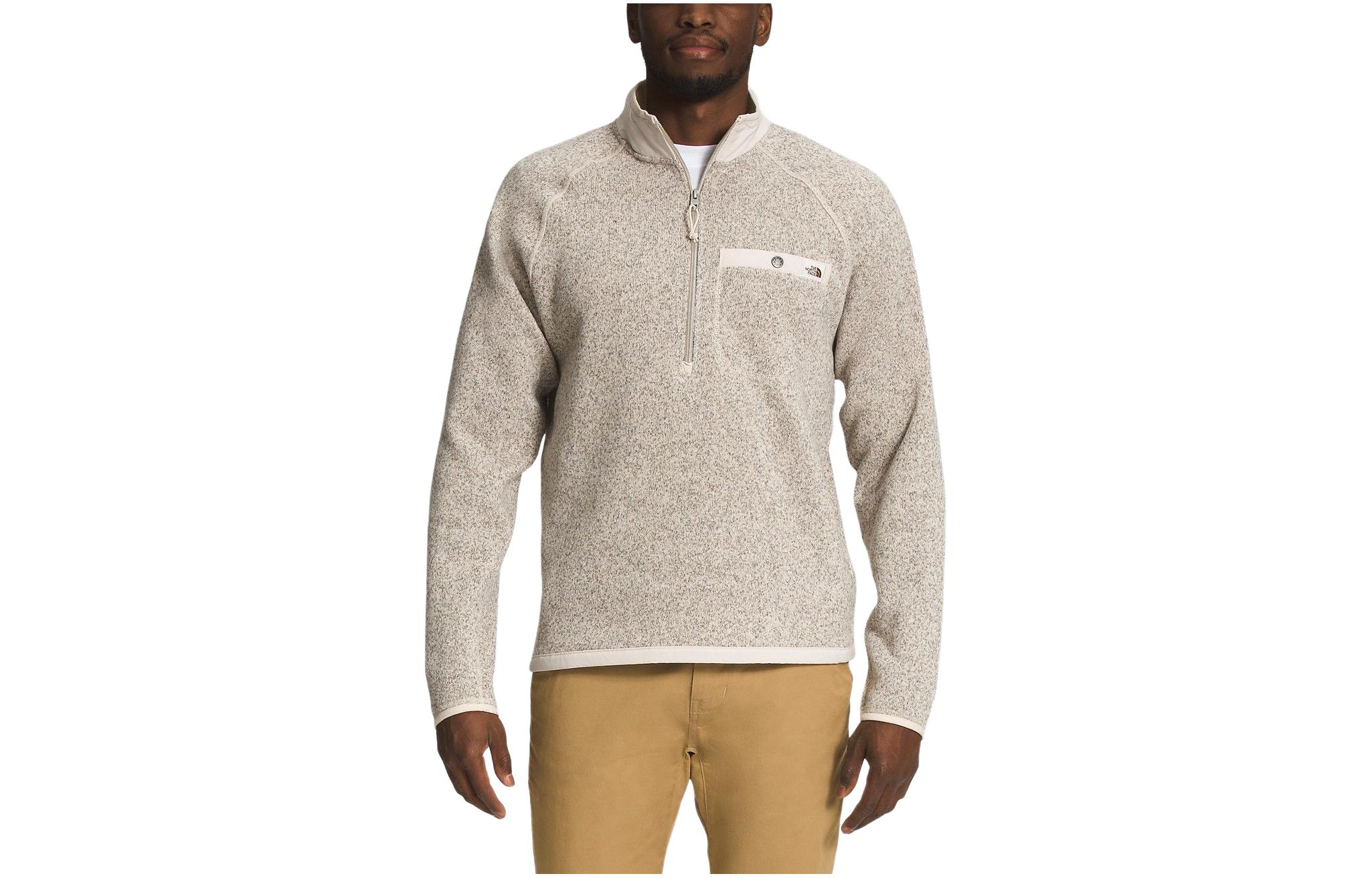 The North Face Gordon Lyons 1/4-Zip Pullover Sweatshirt Sandstone NF0A5GL2-7B8