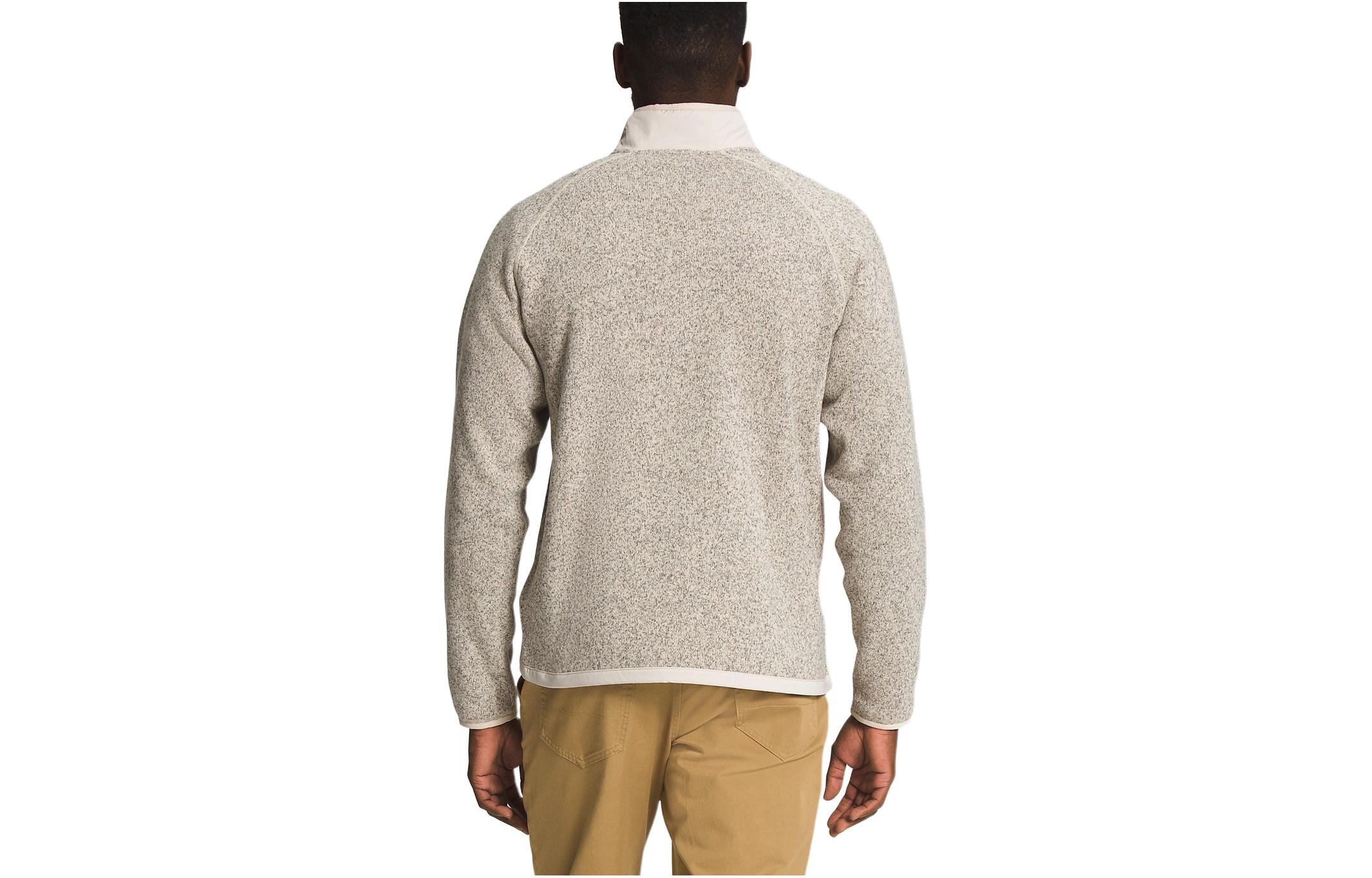 Lookbook 北面 Gordon Lyons 四分之一拉链套头衫 Sandstone NF0A5GL2-7B8