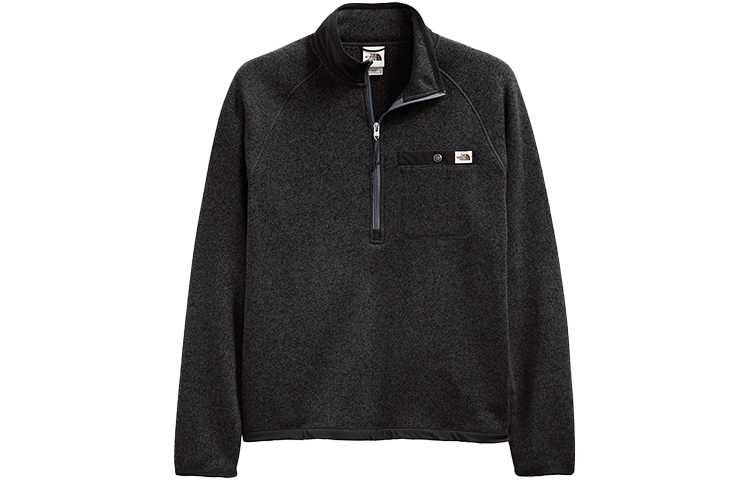 TNF Gordon Lyons Fleece Logo Half-Zip Jacket Winter Black NF0A5GL2-KS7