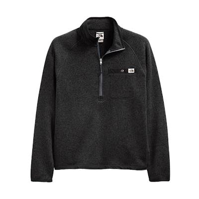 TNF Gordon Lyons Fleece Logo Half-Zip Jacket Winter Black NF0A5GL2-KS7