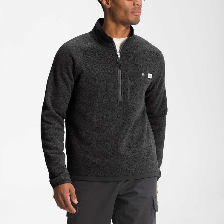 TNF Gordon Lyons Fleece Logo Half-Zip Jacket Winter Black NF0A5GL2-KS7 圖 3