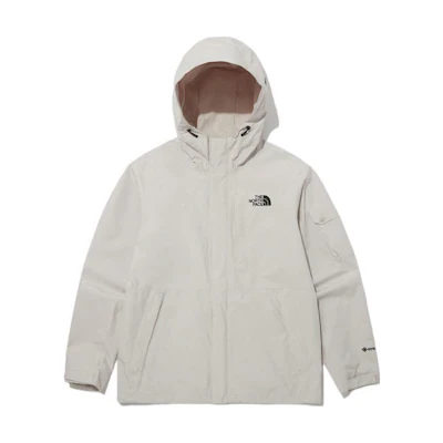 TNF GTX Beige Logo Hooded Jacket NJ2GP05A