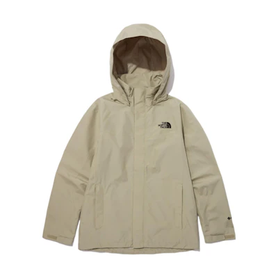 TNF GTX Khaki Logo Hooded Jacket for Men NJ2GP08B
